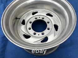 (1) Weld Roadhawk Alloy Rim Wheel 16.5 X 9.5, 8x6.5 lug Used Good Condition