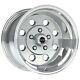 15x10 Vision Sport Lite Pro Drag Polished Racing Wheel 5x4.75 6.5bs 1pc No Weld