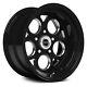 15x10 Vision Sport Mag Black Magnum Ssr Drag Racing Wheel 5x4.5 No Weld 4.5bs