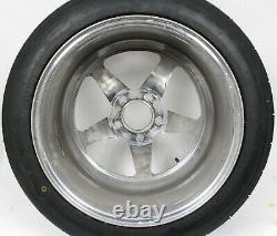 2006-2013 C6 Corvette Z06 REAR 17x12 Chrome WELD S71 Wheels Rims with Tires USED