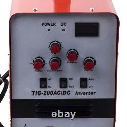 200Amp TIG AC/DC Aluminum Electric TIG IGBT Pulse Inverter Welding Machine