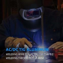 200V Aluminum Tig Welder AC/DC Pulse HF MMA Tig Welding Machine &Foot Pedal 200A