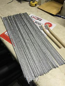 60 x Aluminium Welding Brazing Low Temp Durafix Easyweld Rods + 2 x Brushes