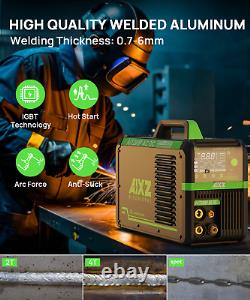 AIXZ 200A Aluminum Tig Welder AC/DC Pulse HF MMA/Stick Tig Welding Machine IGBT