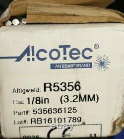 Alcotec Altigweld R5356 Aluminum TIG Rod 1/8 x 36 10 Lbs