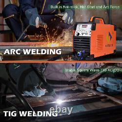 Aluminum Tig Welder 200A 220V AC/DC Pulse HF MMA/Stick Tig Welding Machine IGBT