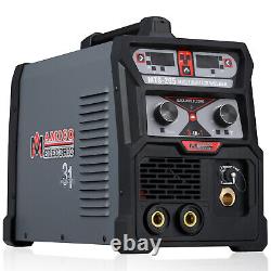 Amico MTS-205, 205-Amp MIG TIG Stick Arc 3-in-1 Combo Welder, 60% Duty Cycle