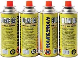 Blow Torch Butane Gas Kit Flamethrower Welding Auto Ignition 4 Bottles Soldering