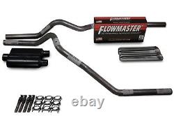 Chevy GMC CK1500 CK2500 88-95 2.5 Dual Exhaust Kit Flowmaster 40 weld on tips