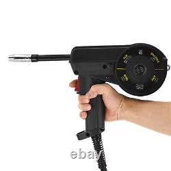HITBOX 200A Spool Gun MIG Torch Weld Aluminum Steel Iron 3M 4 Core Adapter Torch