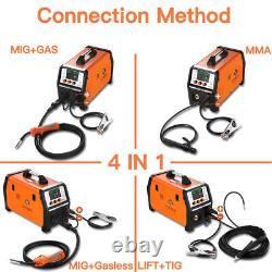 HITBOX 5 IN 1 200A MIG Welder Lift TIG MMA Gas Gasless Inverter Welding Machine
