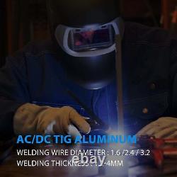 HITBOX Aluminum TIG Pulse Welder AC/DC 220V 200A Digital ARC TIG Welding Machine