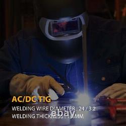 HZXVOGEN Aluminum Tig Welder AC DC Inverter HF Ignition TIG MMA Welding Machine