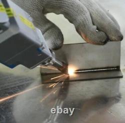 Handheld Metal Stainless Steel Aluminum laser welding gun head with Wire Feeder