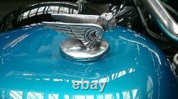 Harley Gas Kappe, Handgefertigt, Chevy 1929, Bobber, Chopper, Weld in, Aluminium