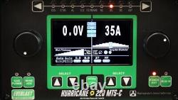 Hurricane MTS 220-C Welder AC/DC 225 Amp, TIG with PULSE/MIG/Stick/Plasma, 225Am