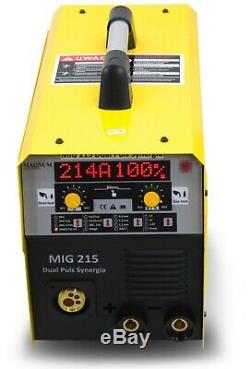 MIG/MAG SYNERGIA DUAL PULSE Inverter Welder 200A Welding machine MMA Aluminium