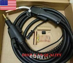 MIG WELD GUN 15' 250A fits Lincoln Wire-Matic 250 / 255 / 256, Power Wave C300