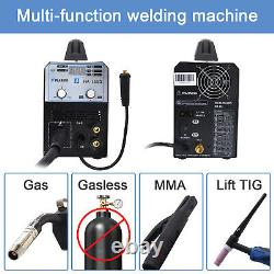 MIG Welder 155 Gas/no gas Stick Lift TIG Spool Gun Aluminum Welding Machine USED