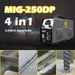MIG Welder 200A 110V/220V Gas Gasless Inverter ARC Lift TIG MMA Welding Machine