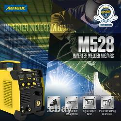 MIG Welding Machine Gas-less Flux Core Wire No Gas Inverter Welder 110V 160V