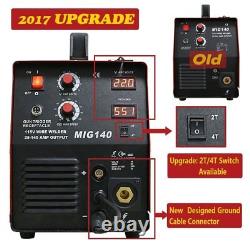 Mig Wire Feeder Welder Mig140 Gas Shielded 140a Welding 2016 Upgraded Version