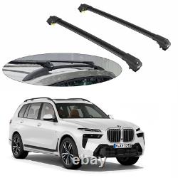 Roof Rack Cross Bars Black Set for BMW X7 (G07) 2019 -onwards Carrier Bar