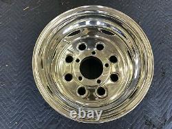 VINTAGE (1) WELD RACING DRAGLITE POLISHED 15X10 5 ON 5 1/2 4x4 FORD SPARE ONLY