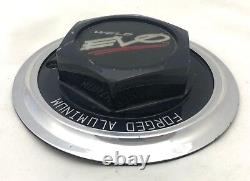 WELD EVO Forged Aluminum Black & SIlver Wheel Center Cap (QTY 1) #