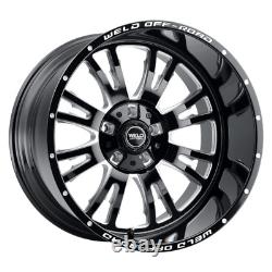 WELD OFF-ROAD Slingblade W158 20X9 8X180 Offset 0 Gloss Black Milled (Qty of 1)