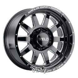 WELD Off-Road 18x9 Stealth W102 Wheel Gloss Black 6x5.5/6x139.7 6x135 -12mm 4.5