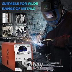 Weld Aluminum MIG Welder 110V 220V MIG MMA ARC TIG Gas Gasless Welding Machine