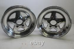 Weld Racing 96-54272 Front Aluminum Prostar Polished Wheels Chevy Pattern