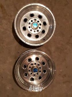 Weld Racing Draglite, 15 X 8, 4 1/2 and 4 1/4 Bolt Cir, WithCaps set of 2 rims