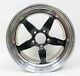 Weld Racing Rt-s S71 17 Forged Aluminum Black Anodized 17x10 Wheel Rim Used