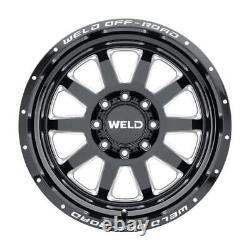 Weld Racing W10289082500 18x9 Stealth Wheel 8x165.1, Blk Milled