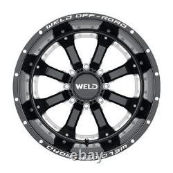 Weld Racing W12502018475 20x12 Granada Eight Wheel, 8x180, Black